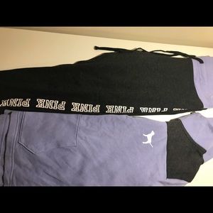 VS PINK Sweatshirt and Leggings Size M